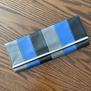 Bonita Striped Clutch